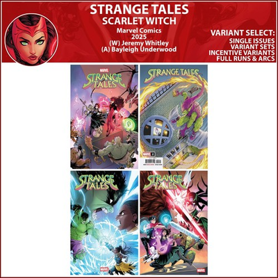 #ad #ad Strange Tales 2025 #1 2 3 4 Marvel Comics Scarlet Witch COVER SELECT $15.88