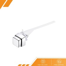 Toilet Flush Lever Handle Push Button Tank Handle Universal Side Mount Lever