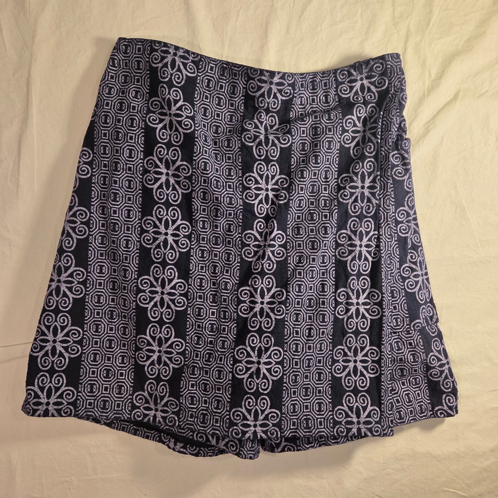 Handmade Pull On Skort Geometric Pattern Boho, 24… - image 4