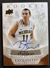 2013-14 Upper Deck Exquisite Collection - Rookie Autographs Nik Stauskas /25