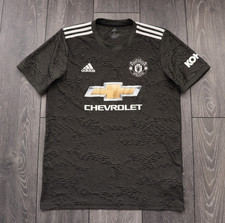 MENS M MANCHESTER UNITED AWAY FOOTBALL SHIRT 2020-2021 CAMOUFLAGE GREEN KHAKI