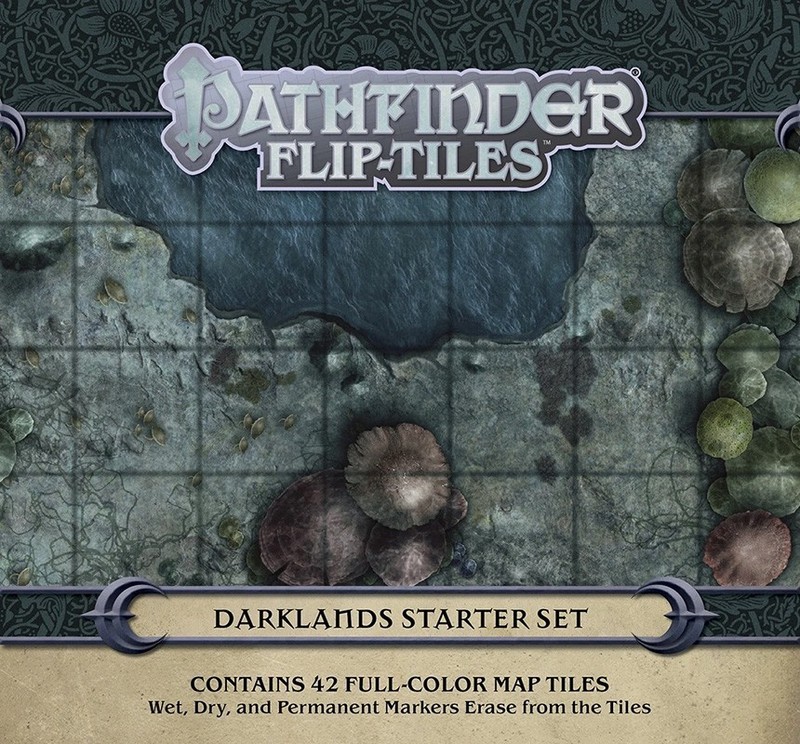 Paizo Pathfinder Flip Tiles: Darklands Starter and Darkland Perils