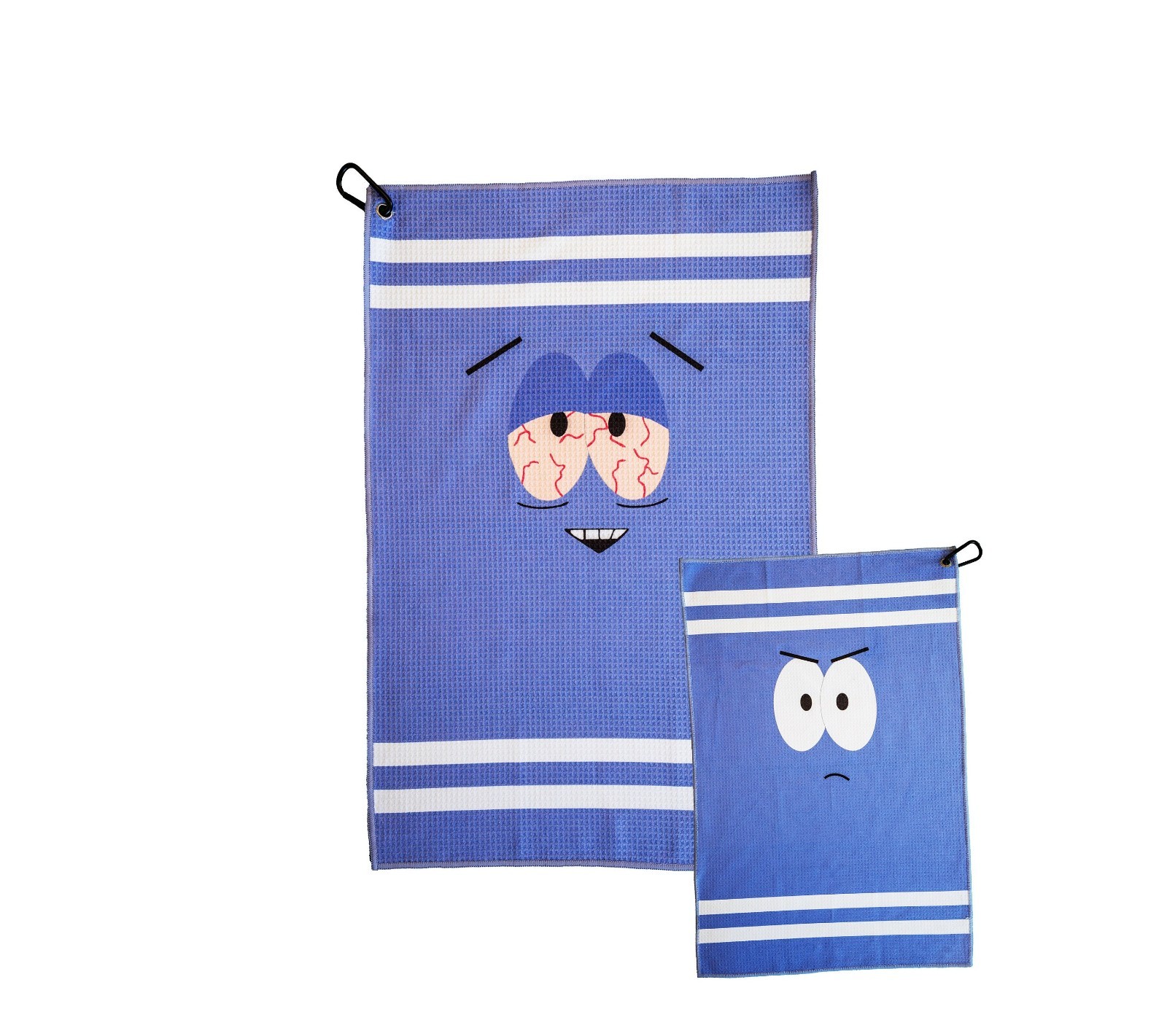 Ie Double Sided Microfiber Golf Towel With Carabiner - Funny Golf Towel