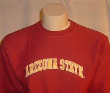 ARIZONA STATE UNIVERSITY Sweatshirt Sun Devils Reverse Weave UniSex S NCAA NOS