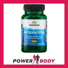 Swanson - Astaxanthin, 4mg - 60 softgels