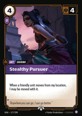 Riftbound: League of Legends Karte Stealthy OGN 177/298 Nexus Night Pack PROMO