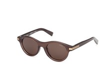 Zegna EZ 0271 Shiny Dark Brown / 48E Size 48 Sunglasses