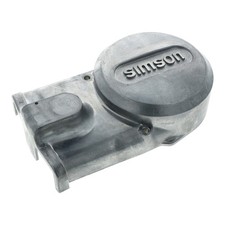 Lichtmaschinendeckel Alu natur mit Simson Schriftzug S51 SR50 S70
