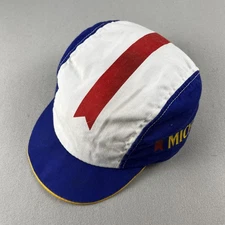 Vintage Michelob Hat Cap Cycling Runner 7-1/2 White Blue Beer Anheuser-Busch 80s