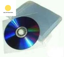 50 X Dragon Trading Premium CD DVD Blu-Ray Disc 120 Micron Plastic Wallets Slee