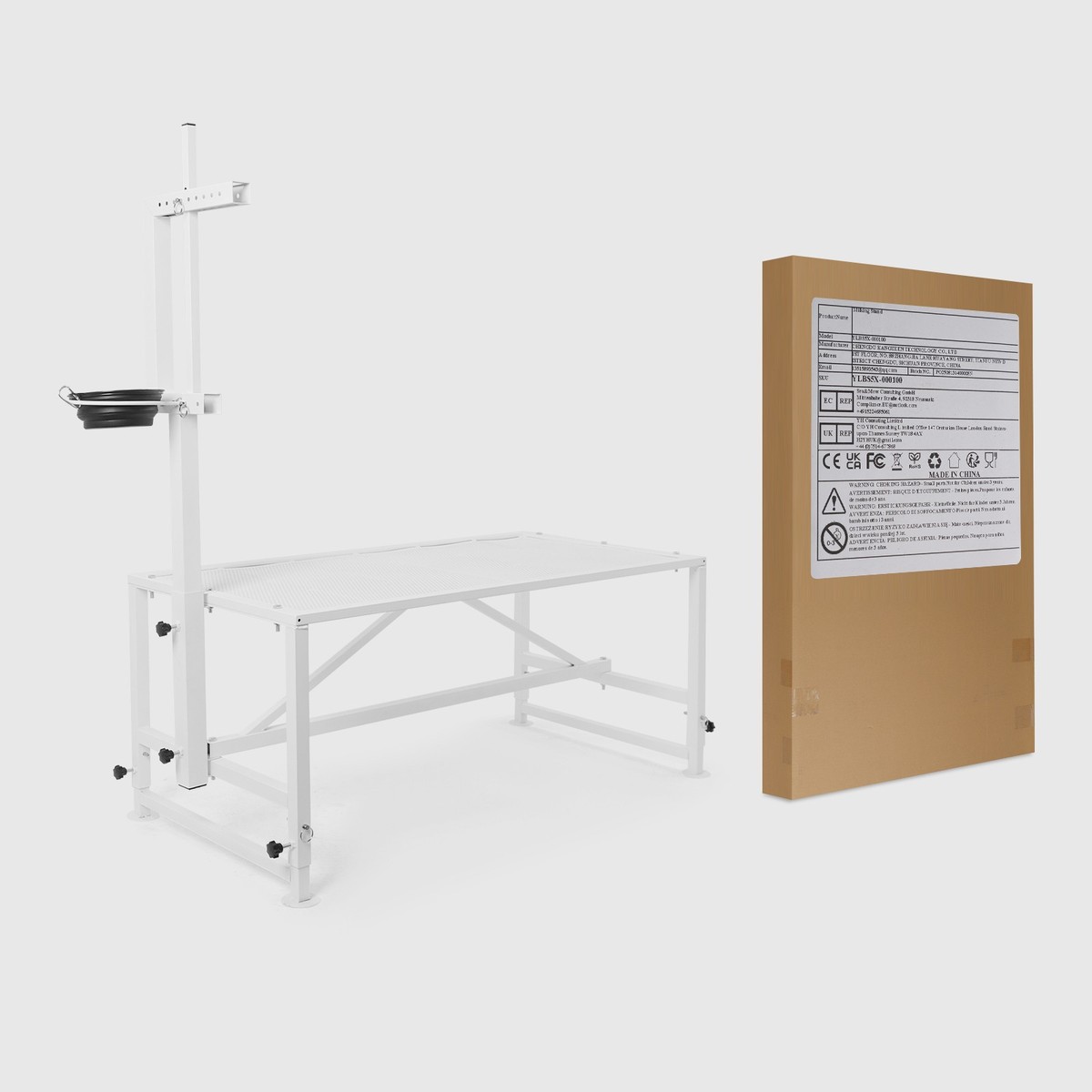 Goat Milking Stand, Metal Goat Stand with Headpiece and Feeding