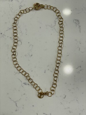 Gold Plated 18  Purelei Necklace Custom Jewelry Brand -New-