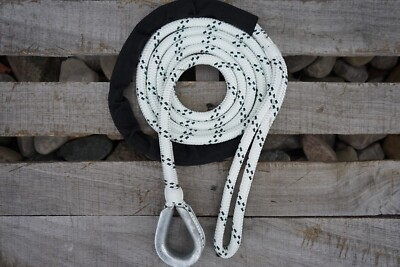 #ad #ad Double Braid Nylon Mooring Pendant 1 2 5 8 3 4 7 8 1 inch Marine secure boat $93.99