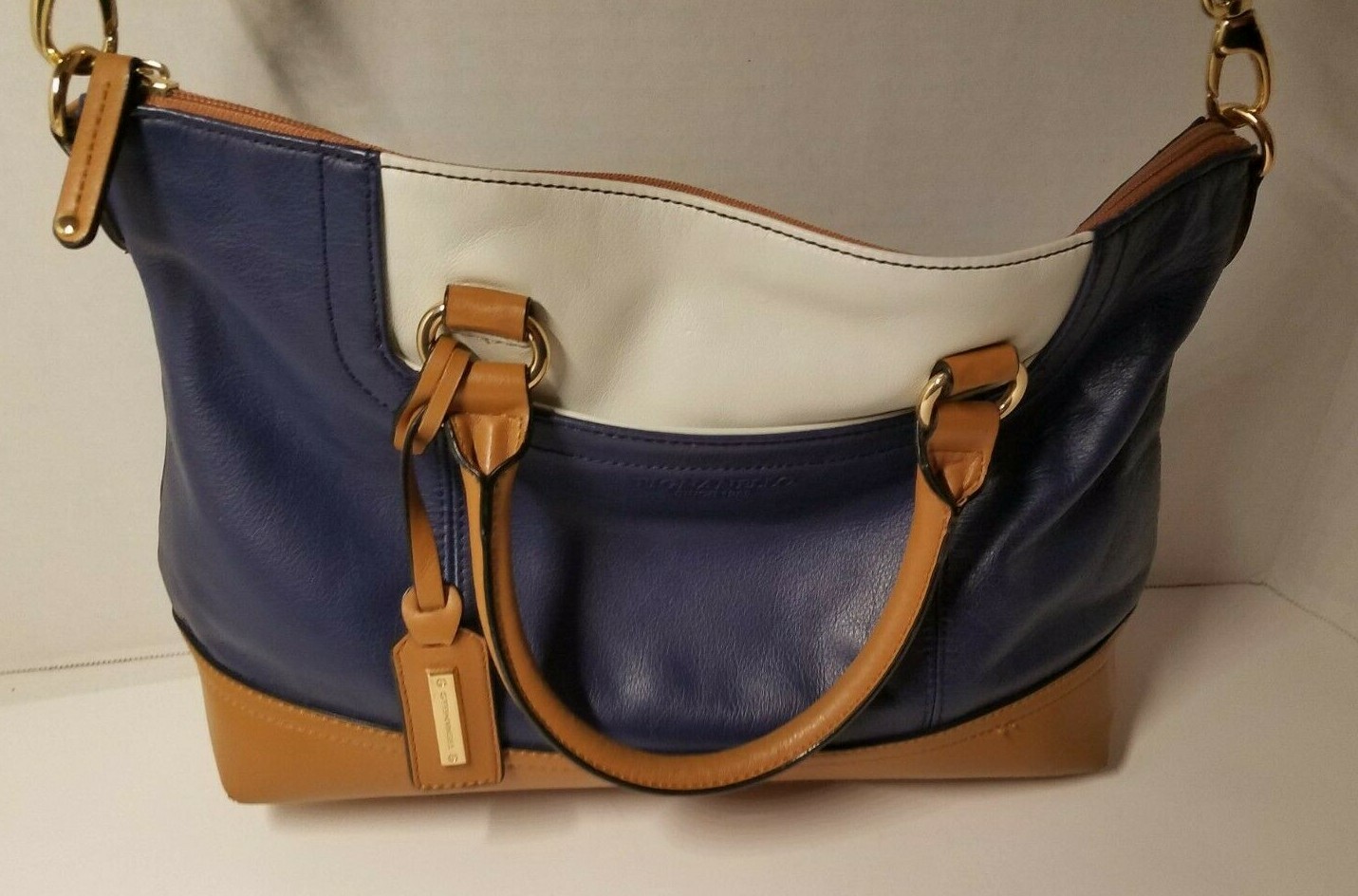 Tignanello Smooth Operator Conv. Satchel, White,B… - image 3