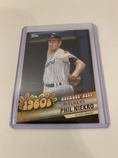 2020 Topps Series 2 - Phil Niekro Decades Best BLACK parallel /299 #DB-19 Braves