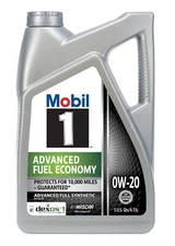 Advanced Fuel Economy Full Synthetic Motor Oil 0W-20, 5 Quart