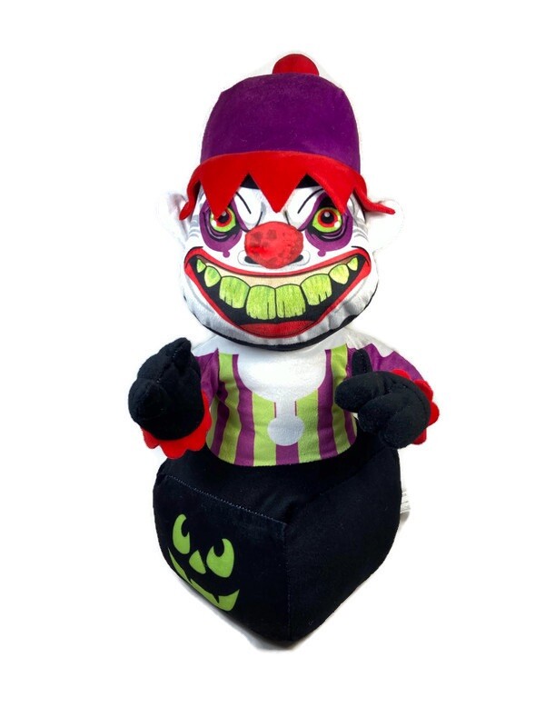 Fiesta Halloween 18” Scary Jack Plush Creepy Clown Jack in The Box Prop