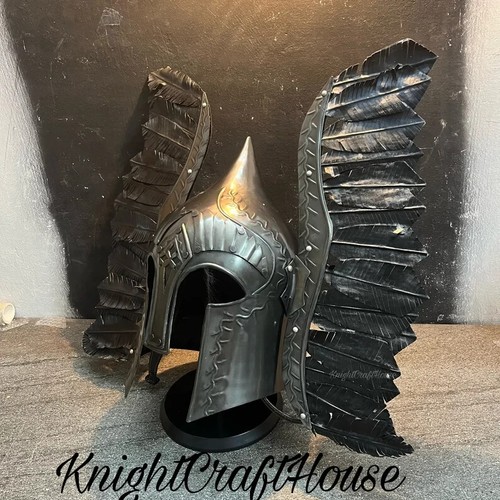 LOTR Fountain Guard Gondor Helmet, Medieval Knight Cosplay Faramirs Elven Helmet - Picture 7 of 8