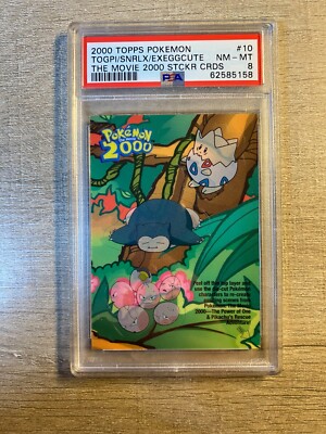 Topps Pokemon the Movie 2000/ タイトルロゴフィルム Pokemon TOPPS 2000 the movie - Complete sticker set 10/10