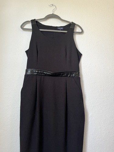 Emporio Armani Jeans Black Dress size 42 EUC - Picture 7 of 19