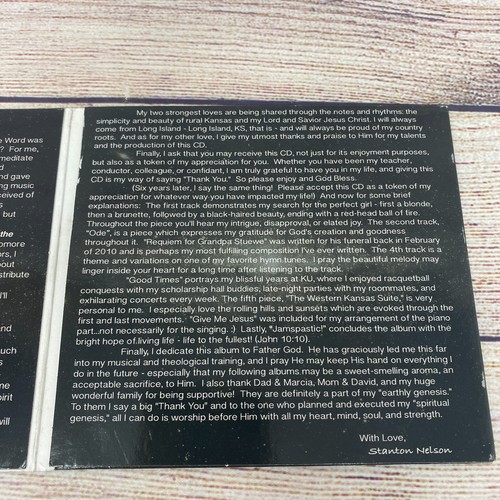 Genesis - Stanton Nelson - CD - Disc Very Good Condition! - Picture 6 of 6