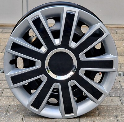 Wheel trims 16 inch to fit Renault Trafic  ( NOT MASTER)+ emblems 16'' Set of 4