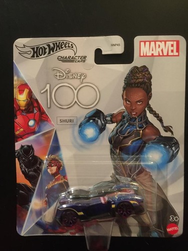 4 Hot Wheels Marvel Disney 100 Character Cars Mattel Brand New 2022 - Picture 3 of 5