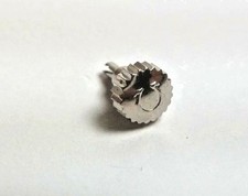 S/S, new OMEGA Crown w/Female Stem, 4.4mm x 2mm. Total height approx 5.3mm