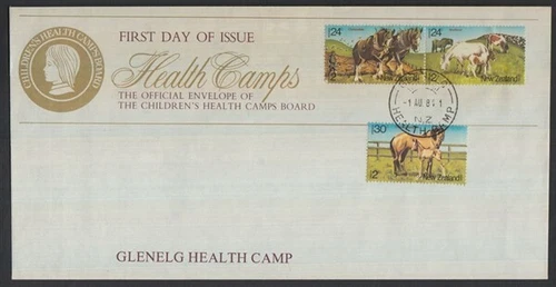 NEW ZEALAND HEALTH ILLUSTRATED FDC 1984 Jones# H83.1GB (ID:18/D21150)