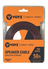 CLEAR SPEAKER CABLE awg 14 50 ft