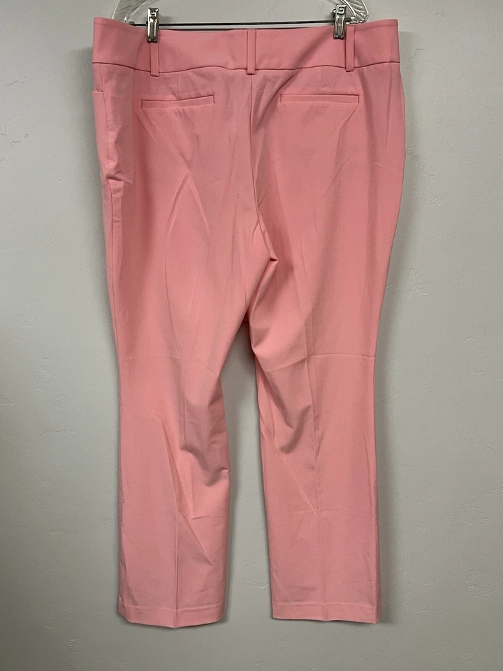 NY&C Pants Womens Stretch 7th Avenue Barely Boot Cut Pink Plus 20 NWT - Image 2 of 4