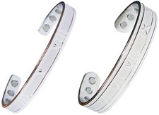 Para Hombre o Mujer Pulsera Magnetoterapia Números Romanos Diseño Imán