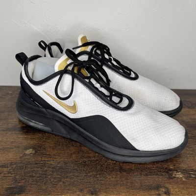 nike air max motion 2 men's sneakers black white gold