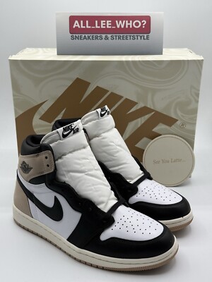Nike Air Jordan 1 High Og Latte Brown White Gr.44
