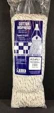 Elite Mops and Brooms 106 Professional Cut End Cotton Mop Head #32 4PLY