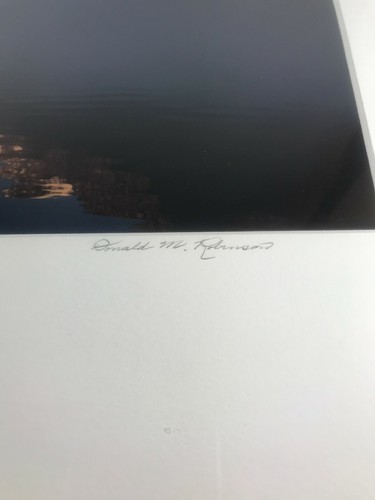 Original Foto Donald M Robinson Nebel - Lake Louise 1991 Kanada signiert - Bild 5 von 11