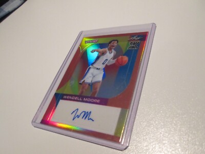 8 of 10 Wendell Moore  Auto Limited 8/10 Vivid Leaf
