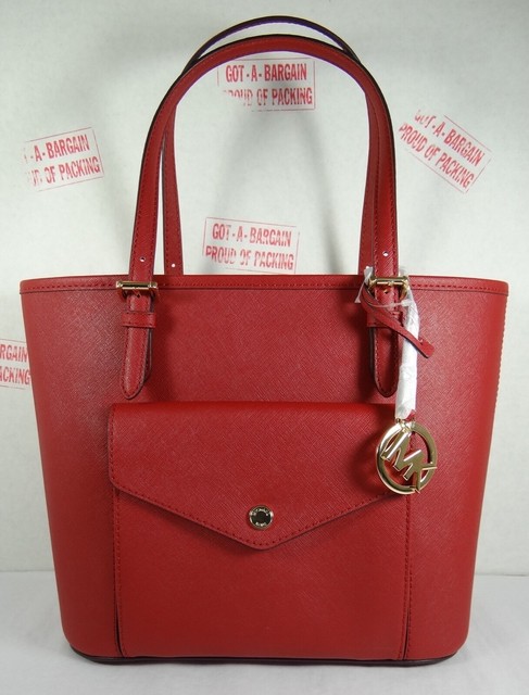 michael kors red tote