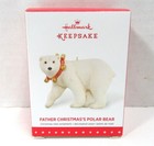 Hallmark Keepsake 2015 Father Christmas'S Polar Bear Ornament New