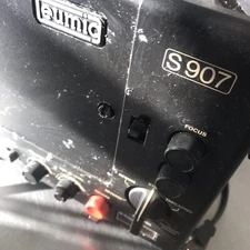 Eumig S907 Super 8 Sound Movie Projector w/ Reel & Instructions turns on - As-is