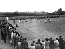 Olympics 1948 Hockey General view of action from a match between I- Old Photo