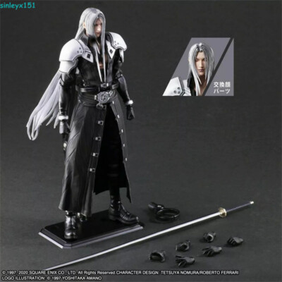 Play Arts Kai Final Fantasy VII Remake Sephiroth 26cm Action Figure Statue Gift
