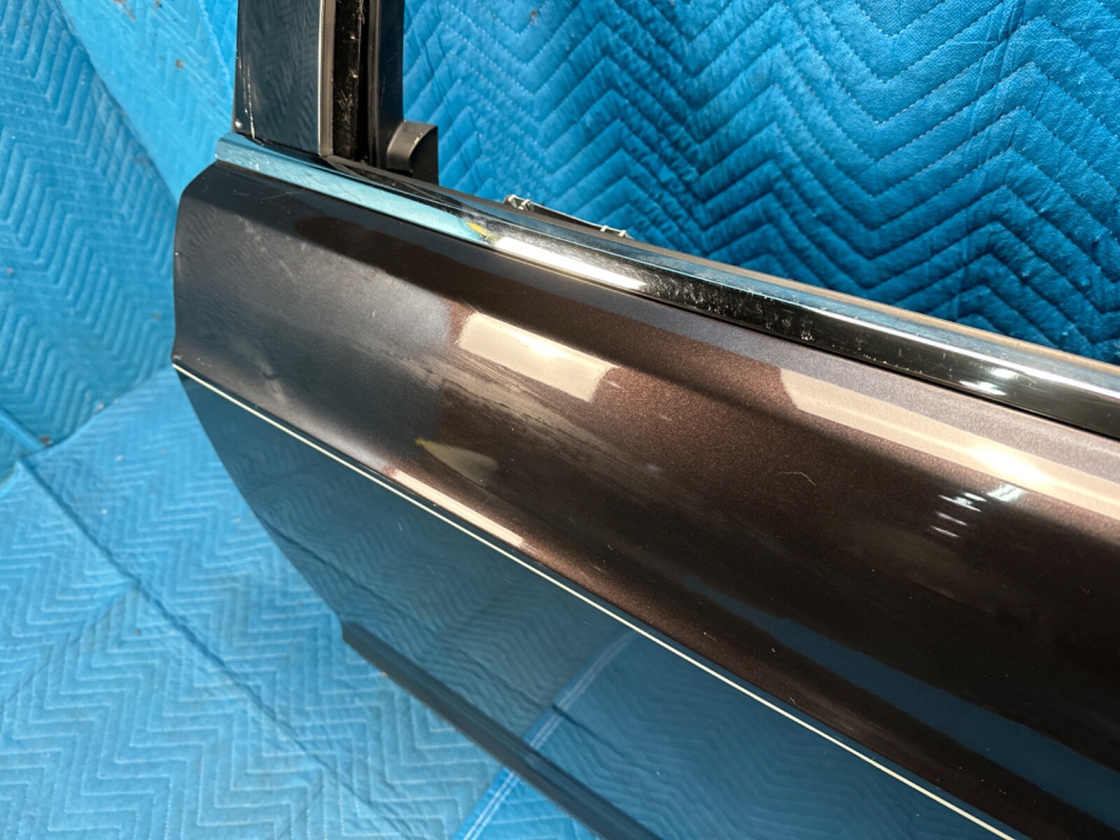 Bentley Continental Flying Spur Rear Door Driver's Side Brown:L999 2006-2012 OEM