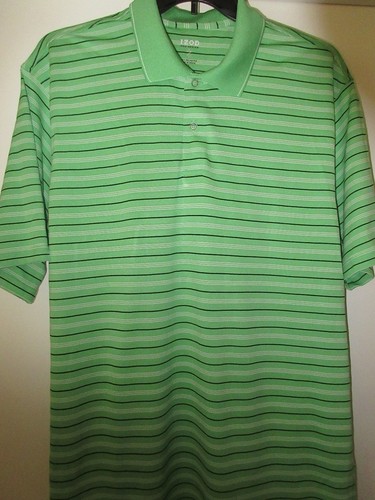Izod Golf Polo Shirt X Large Green 