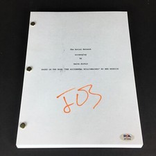 JESSE EISENBERG SIGNED FULL 163 PAGE THE SOCIAL NETWORK SCRIPT PSA DNA AUTOGRAPH