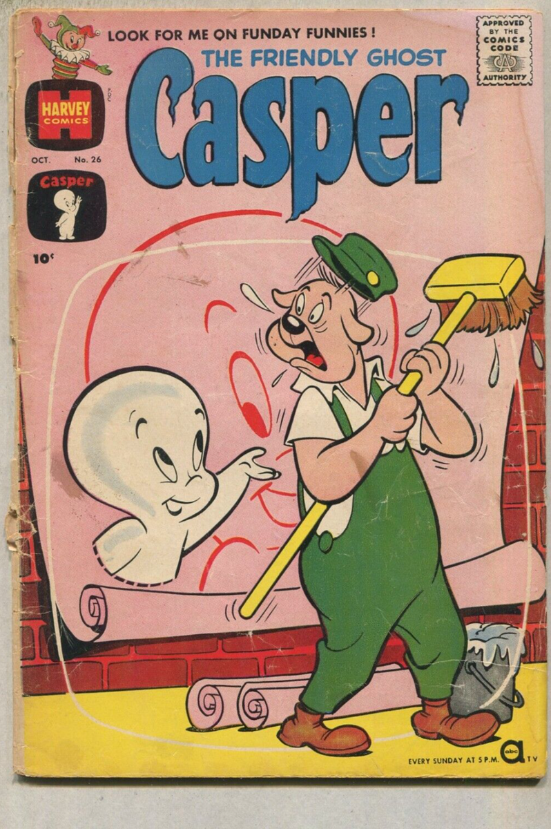 Casper The Friendly Ghost Vol 1 # 26 GD- Harvey Comics CBX40D | eBay