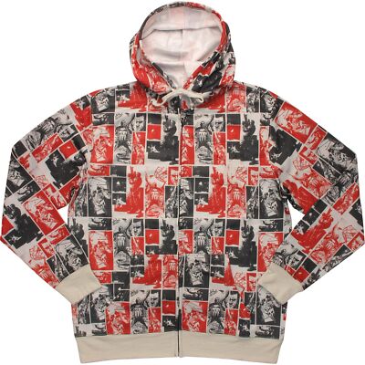 Marvel Comics Porträts Von Punisher Herren Sublimierter Hoodie