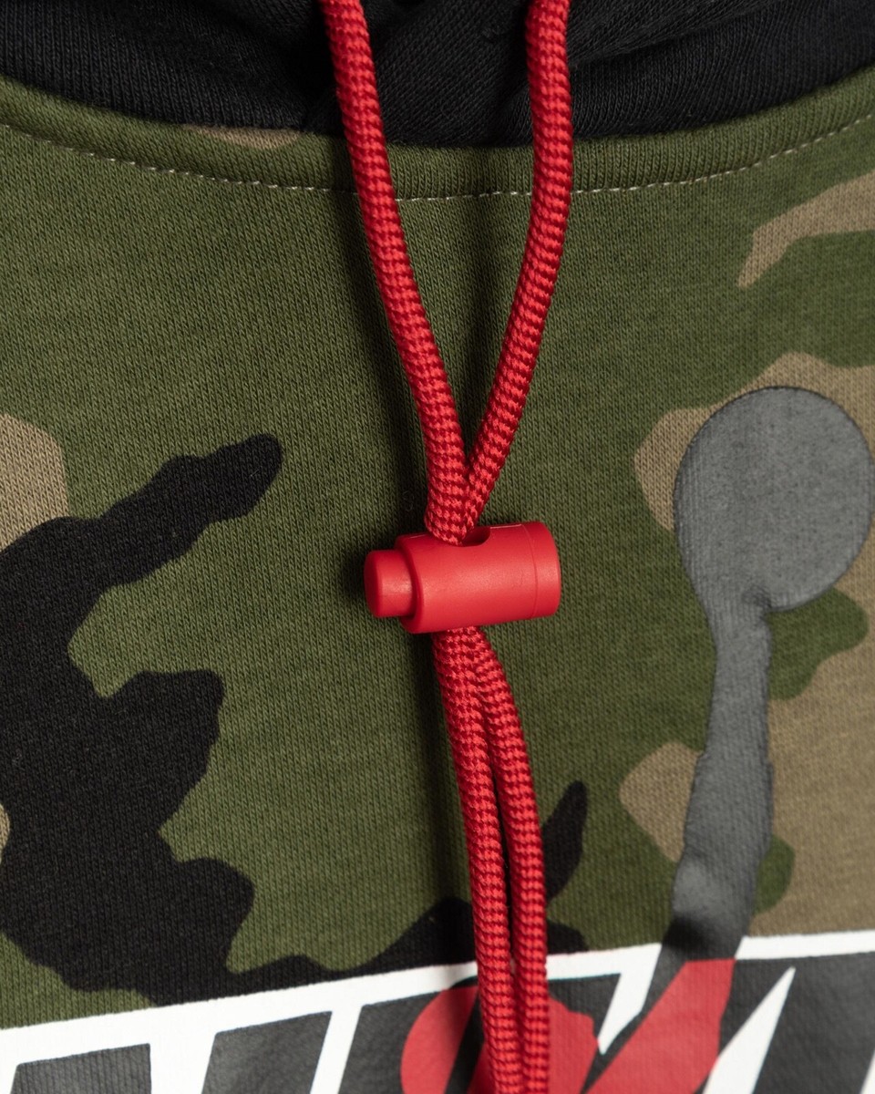 jordan men's jumpman camo fleece pullover