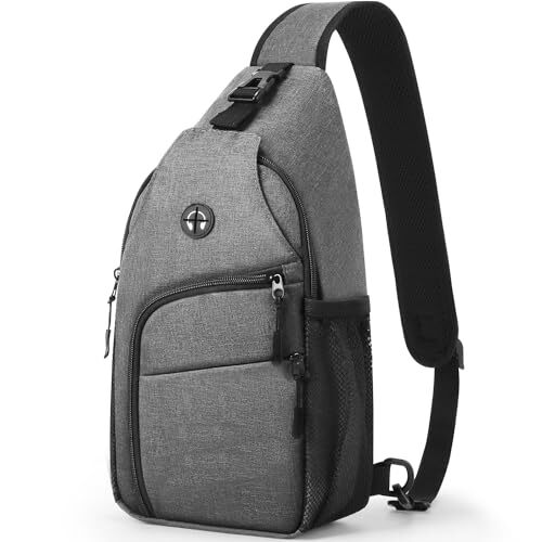 Crossbody Bags for Women Trendy,Sling Bag for Men with Polyester Grey-image