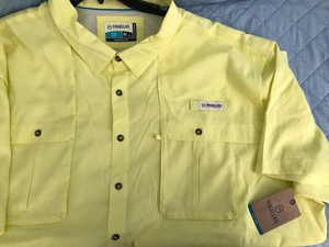 Magellan Big Tall Shortsleeve Yellow Arkansas Pass Fishing Shirt 4x Men Nwt Ebay